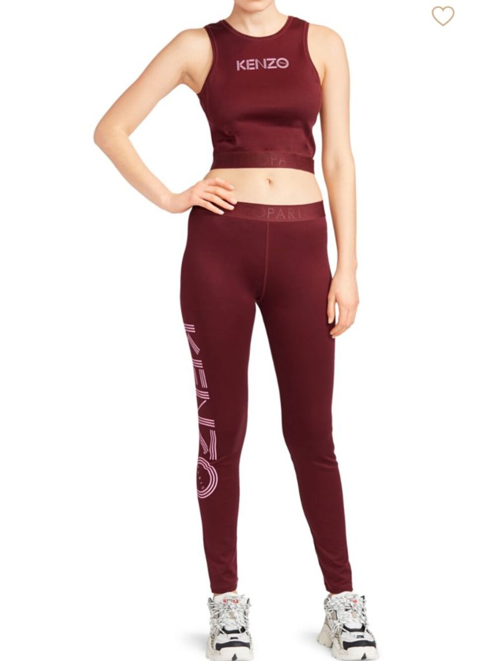 Logo stretch leggings